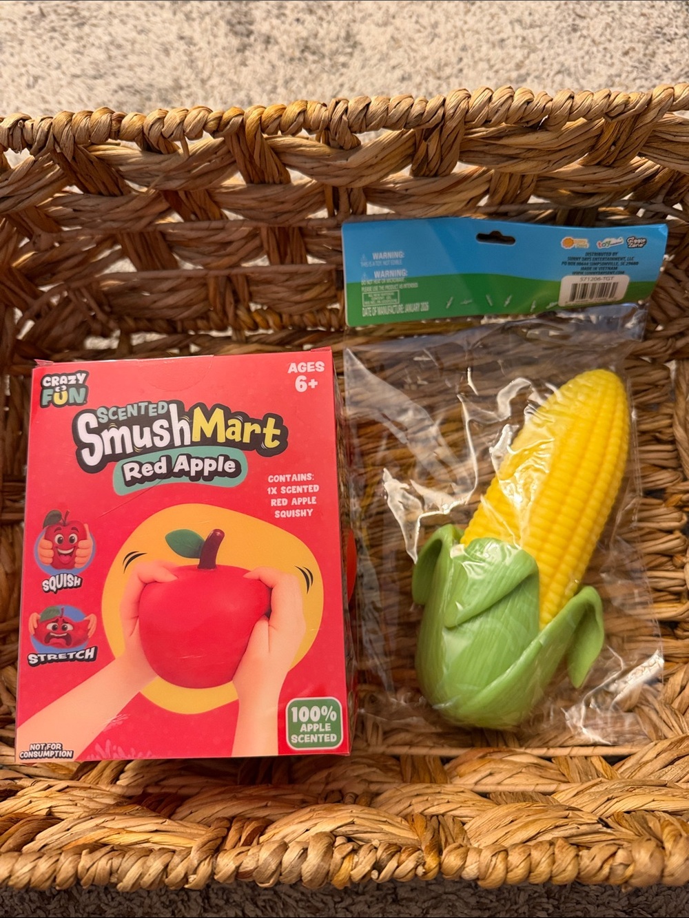 SmushMart Scented Red Apple & Squeeezy Corn Squishy Bundle - Picture 2 of 2